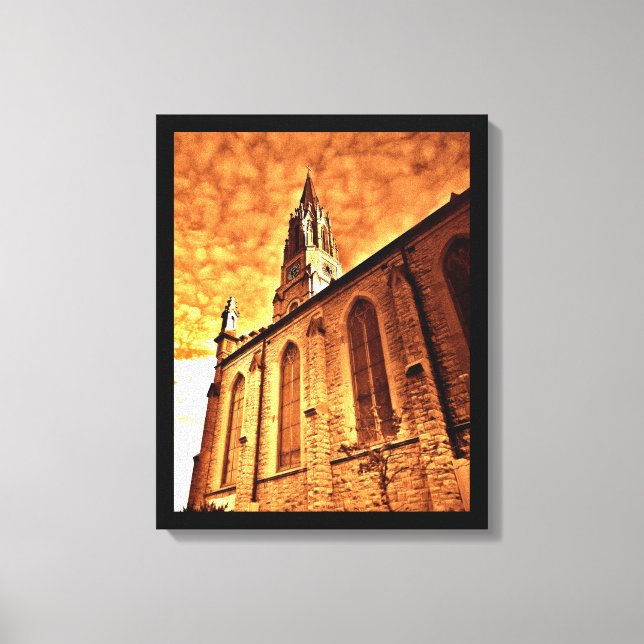 Milwaukee Church Canvas Print (Front)