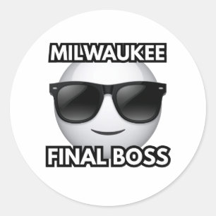 Milwaukee Final Boss Cool Emoji Sticker