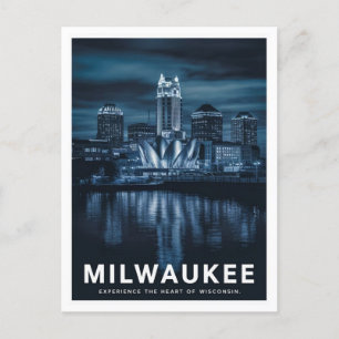 Milwaukee Harbour, Wisconsin Postcard