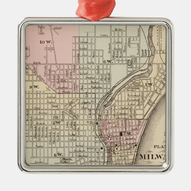 Milwaukee Metal Ornament (Front)