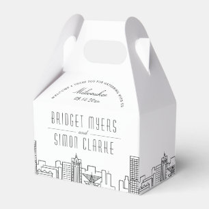 Milwaukee Minnesota Wedding Event Favour Box