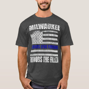 Milwaukee Police Memorial Gift for Officer Week T-Shirt