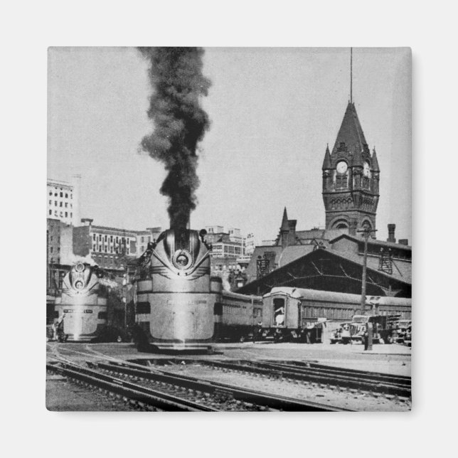 Milwaukee Railroad Milwaukee Station Magnet (Front)