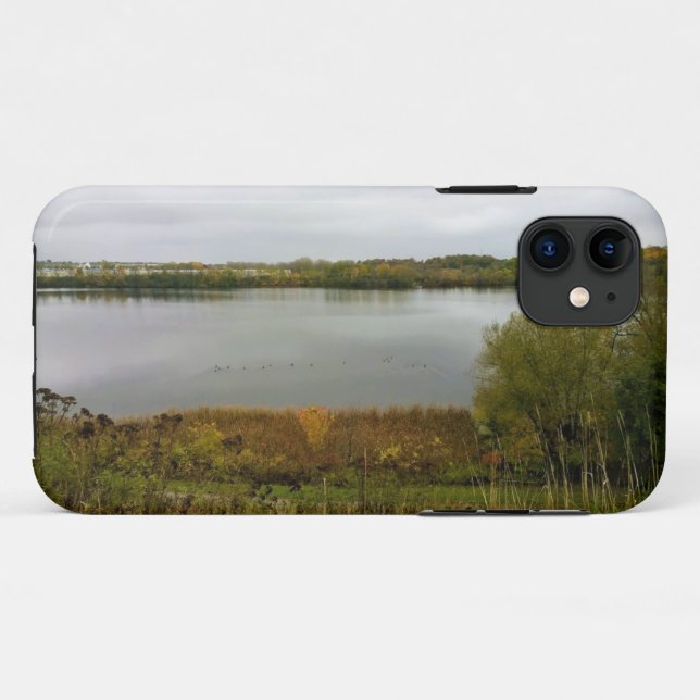 Milwaukee River, West Bend, Wisconsin Case-Mate iPhone Case (Back (Horizontal))