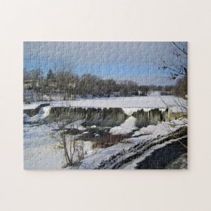 Milwaukee River, West Bend, Wisconsin Jigsaw Puzzle