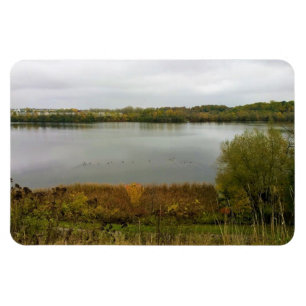 Milwaukee River, West Bend, Wisconsin Magnet