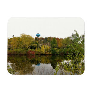 Milwaukee River, West Bend, Wisconsin Magnet