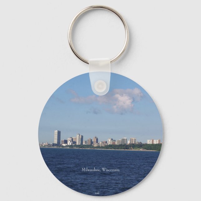 Milwaukee Skyline key chain (Front)