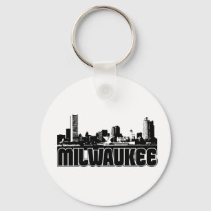 Milwaukee Skyline Keychain