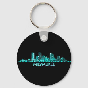 Milwaukee Skyline Keychain