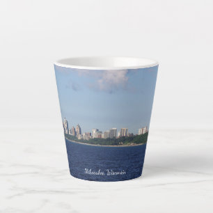 Milwaukee Skyline latte mug