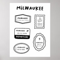 Milwaukee - Travel Stamp Collection