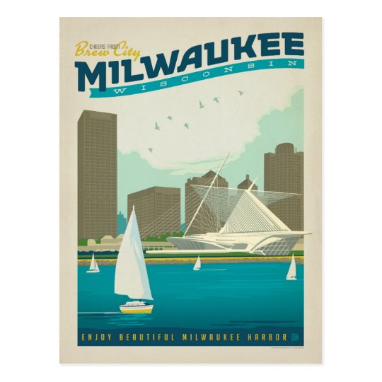 Milwaukee, WI Postcard