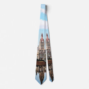 Milwaukee WI - River from Sycamore St, Milwaukee Tie