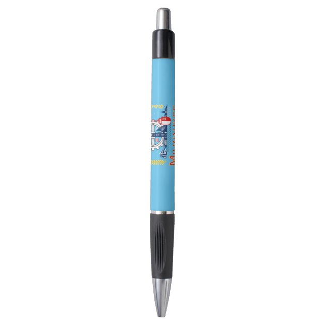 Milwaukee (Wisconsin) city flag  Pen (Front Vertical)