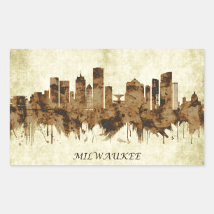 Milwaukee Wisconsin Cityscape Sticker