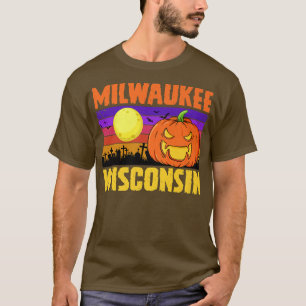 Milwaukee Wisconsin Happy Halloween Party Local Ci T-Shirt
