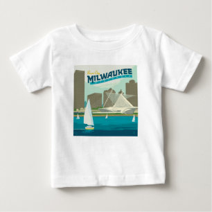 Milwaukee Wisconsin Harbour   Brew City Baby T-Shirt