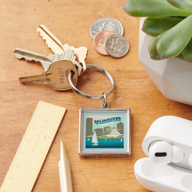 Milwaukee Wisconsin Harbour | Brew City Keychain (Desk)