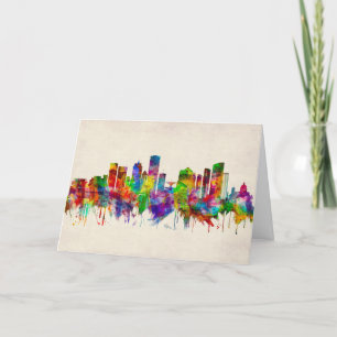 Milwaukee Wisconsin skyline Holiday Card