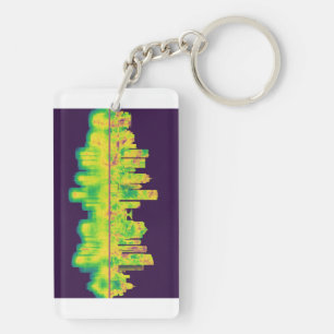 Milwaukee Wisconsin skyline Keychain