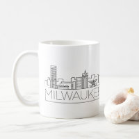 Milwaukee, Wisconsin Stylized Skyline