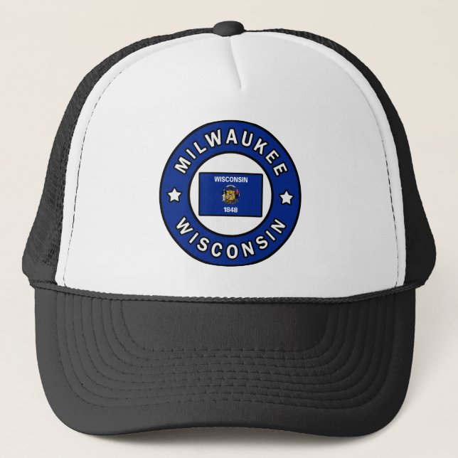 Milwaukee Wisconsin Trucker Hat (Front)