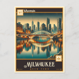 Milwaukee, Wisconsin Vintage Postcard