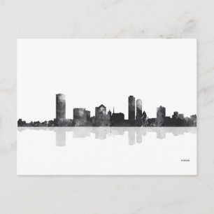 MILWAUKEE, WISCONSON SKYLINE POSTCARD