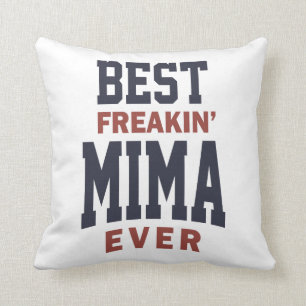Mima Throw Pillow