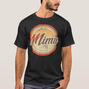 Mima Vintage Mothers Day Funny Grandma Gift  T-Shirt
