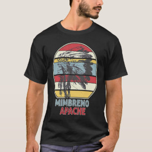 MIMBRENO APACHE Tribe Native Mexican Indian Retro  T-Shirt