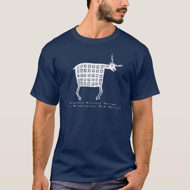 Mimbres Pottery Design T-Shirt (Front)