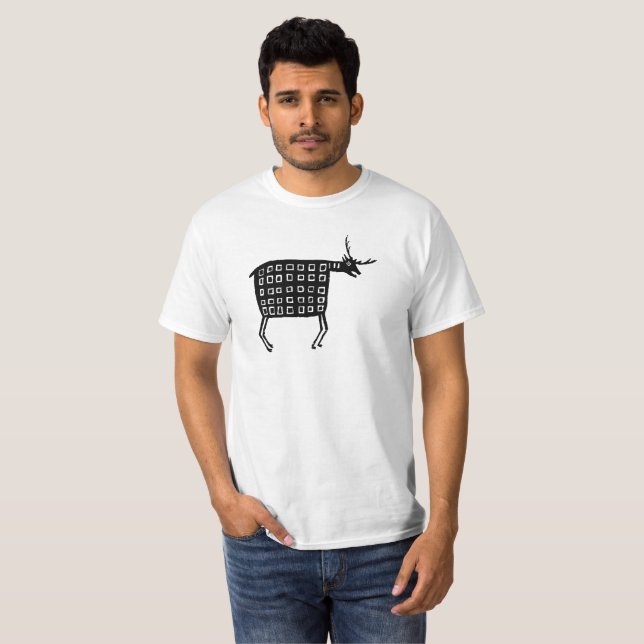 Mimbres Pottery Design T-Shirt (Front Full)