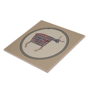 Mimbres Pottery Design Tile