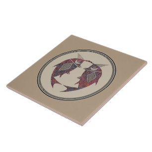 Mimbres Pottery Design Tile