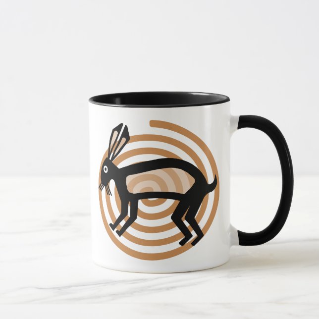 Mimbres Rabbit Mug (Right)