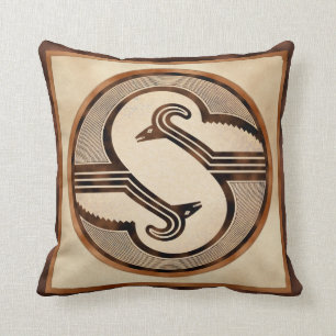 Mimbres Rams Throw Pillow