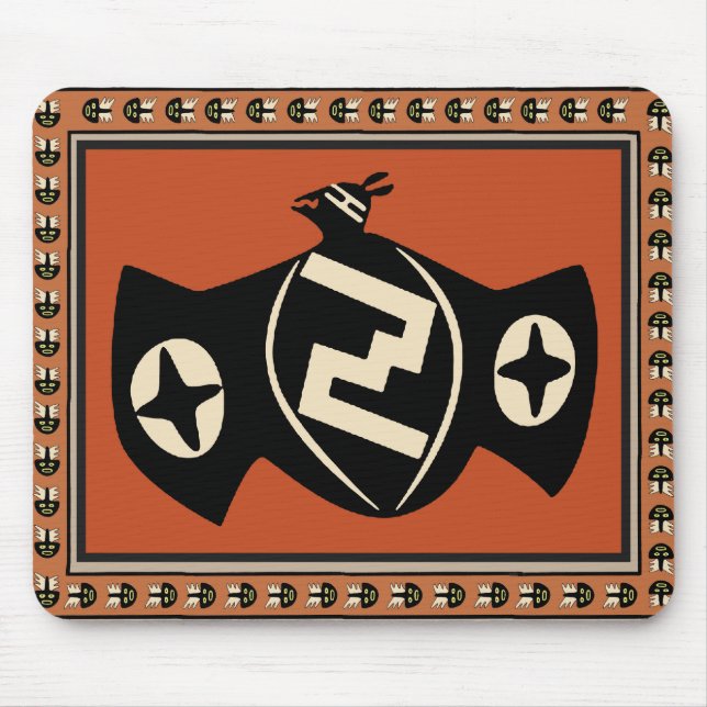 Mimbres Tribal Bat Mouse Pad (Front)
