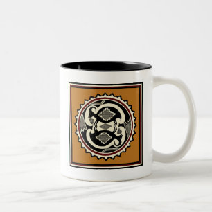 Mimbres Tribal Spirits Two-Tone Coffee Mug