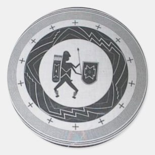 Mimbres Warrior sticker