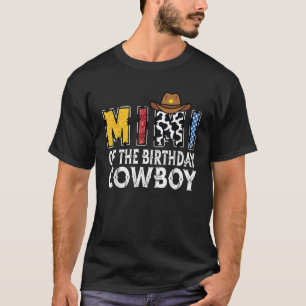 Mimi 1st Birthday Cowboy Western Mimi Birthday Boy T-Shirt
