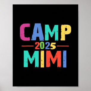Mimi 2025 Family Vacation Matching Summer Camping Poster
