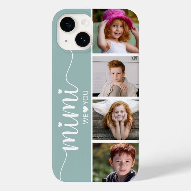 Mimi 4 Photo Case-Mate iPhone Case (Back)