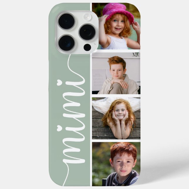Mimi 4 Photo Case-Mate iPhone Case (Back)