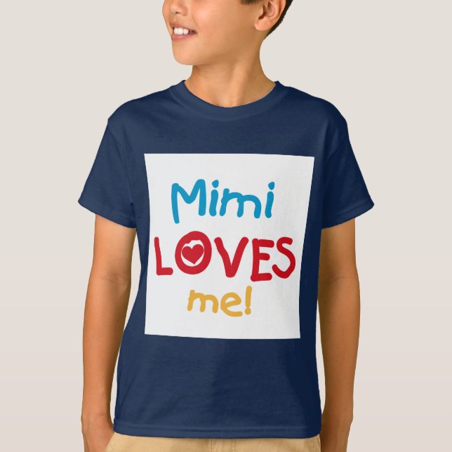 Mimi aime mes t-shirts et cadeaux (Devant)