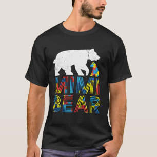 Mimi Bear Autism Awareness Proud Autism T-Shirt