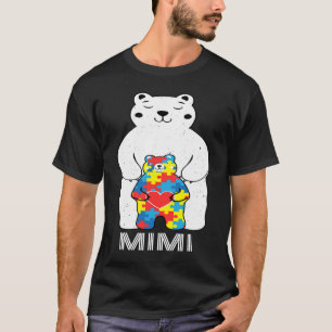 Mimi Bear Autism Awareness T-Shirt