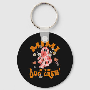 Mimi Boo Crew Groovy Matching Family Halloween Men Keychain