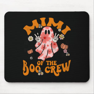 Mimi Boo Crew Groovy Matching Family Halloween Men Mouse Pad